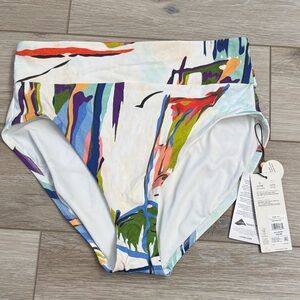 CALIA by Carrie Underwood Multicolor Abstract Bikini Bottom